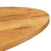 vidaXL Bordplate 140x50x2,5 cm oval heltre mango