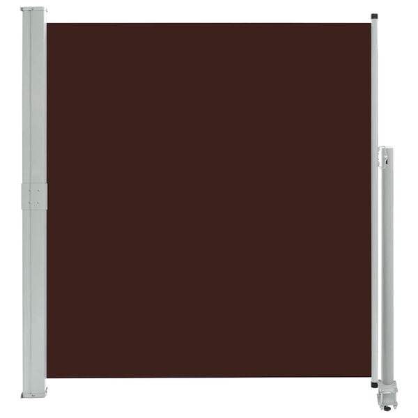 vidaXL Uttrekkbar sidemarkise 140 x 300 cm brun