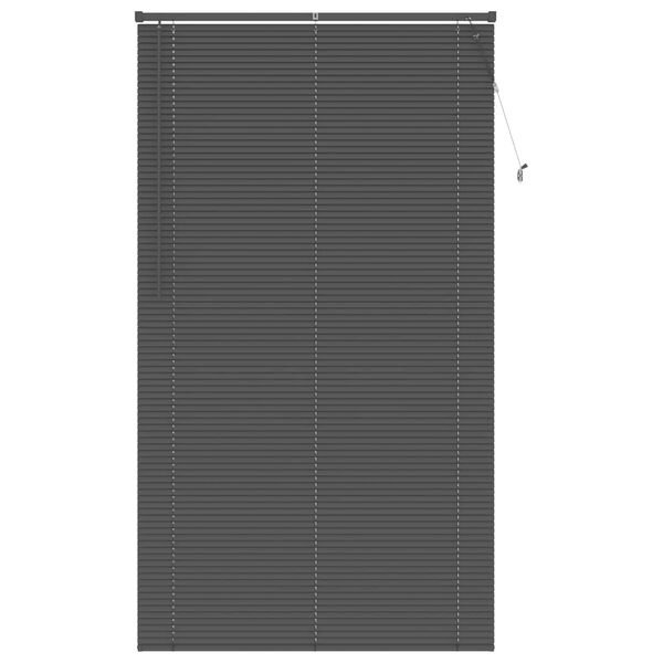 vidaXL Venetiansk persienne Justerbar S&oslash;lvgr&aring; 213 x 120 cm PVC