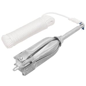 vidaXL Sammenleggbart anker med tau 12 kg varmgalvanisert st&oslash;pejern