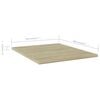 vidaXL Hylleplater 4 stk sonoma eik 40x50x1,5 cm sponplate