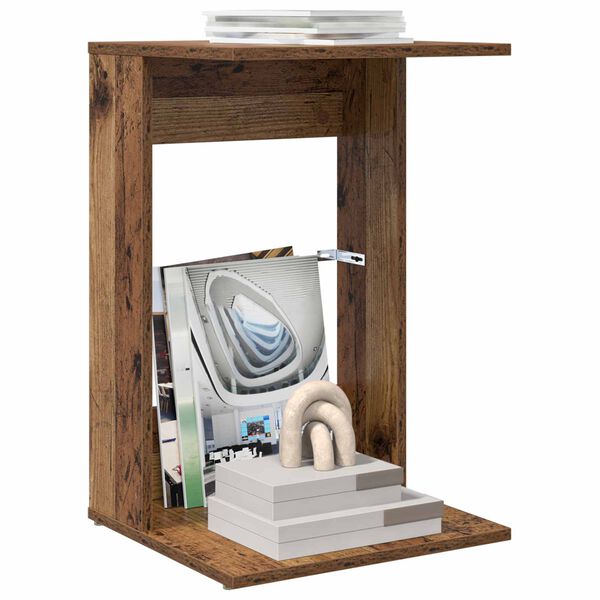 vidaXL Sidetabell Gammelt tre 40 x 38 x 62,5 cm Konstruert tre