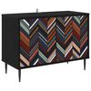 vidaXL TV-skap OMMEN 69 x 33 x 50,5 cm Svart eik Konstruert tre
