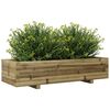vidaXL Plantekasse 110x40x26,5 cm impregnert furu