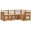 vidaXL Sofasett 4 pcs Solid akasietre