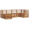 vidaXL Seksjonssofa Sett 6 pcs Naturlig