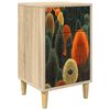 vidaXL Nattbordskap ZAANDAM Sonoma eik 36 x 33 x 60 cm Konstruert tre