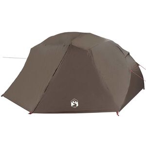 vidaXL Fisketelt Brun 514 x 465 x 187 cm Polyester og Fiberglass