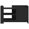 vidaXL Salongbord svart 80x50x50 cm konstruert tre