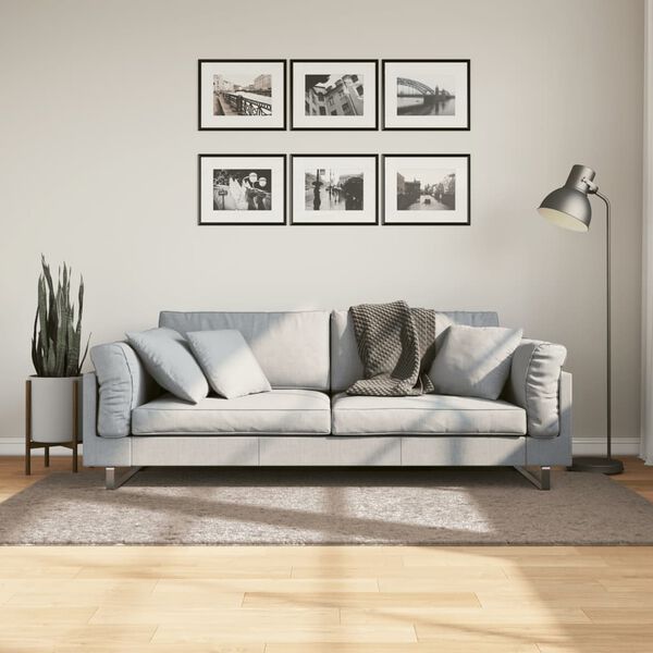 vidaXL Tykt teppe PAMPLONA h&oslash;y luv moderne beige 100x200 cm