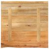 vidaXL Bordplate 40x40x2,5 cm naturlig kant heltre mango