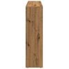 vidaXL Bokhylle 3 etasjer artisan eik 137,5x29x103,5 cm konstruert tre