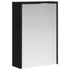 vidaXL Baderomsspeilskap Svart Eik 43 x 16 x 62.5 cm Konstruert tre