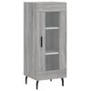 vidaXL Highboard gr&aring; sonoma 34,5x34x180 cm konstruert tre