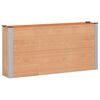 vidaXL H&oslash;ybed Brun 150 x 30 x 72 cm alu.