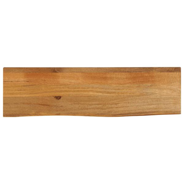 vidaXL Bordplate med naturlig kant 120x30x2,5 cm heltre mango