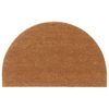 vidaXL D&oslash;rmatte naturlig halvrund 50x80 cm tuftet kokosfiber