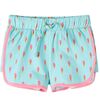 vidaXL Barneshorts med snor lysemynte 128