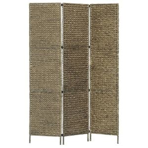 vidaXL Romdeler med 3 paneler 116x160 cm vannhyasint brun