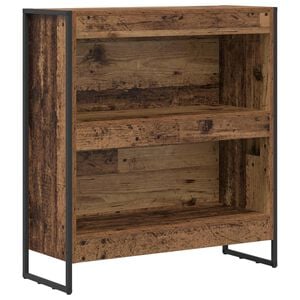 vidaXL Bokskap 80 x 30 x 86,5 cm Konstruert tre Gamle tre
