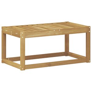 vidaXL Utend&oslash;rs Krakk Benk Hvit 79 x 43 x 37 cm Solid akasietre