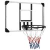 vidaXL Basketballplate gjennomsiktig 90x60x2,5 cm polyeten