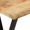 vidaXL Konsollbord med naturlig kant 105x33x76 cm heltre mango
