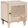 vidaXL Nattbordskap Hvit 80 x 50 x 40 cm Konstruert tre