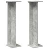 vidaXL Planteholder BetongGr&aring; 25 x 25,5 x 100,5 cm Konstruert tre