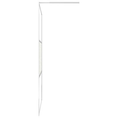 vidaXL Dusjvegg ESG-glass med steindesign 115x195 cm