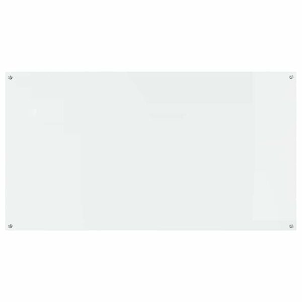 vidaXL Kjøkkenbakplate Gjennomsiktig 110 x 60 x 0,6 cm herdet glass
