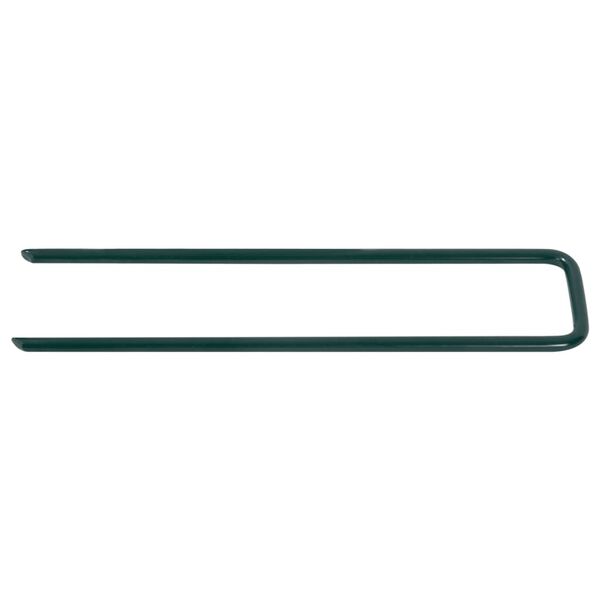 vidaXL Spikre for kunstgress 100 stk U-formet jern