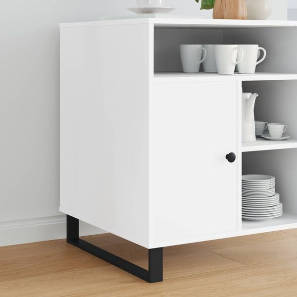 vidaXL M&oslash;belf&oslash;tter 12 pcs Svart 54,6 x 4 x 10 mm Jern