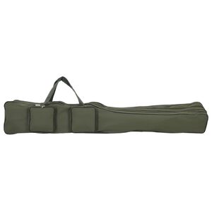vidaXL Fiskestangpose m&oslash;rkegr&oslash;nn 150 cm oxfordstoff