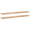 vidaXL Flytende hyller 2 stk 140x20x2 cm oljebehandlet heltre akasie