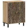 vidaXL Sideskap 60x33x75 cm heltre mango