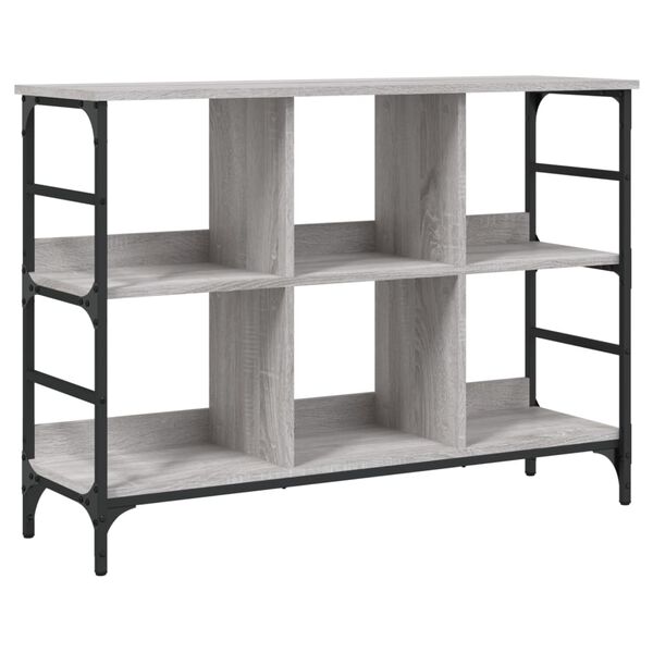 vidaXL Skjenk grå sonoma 102x32x73,5 cm konstruert tre