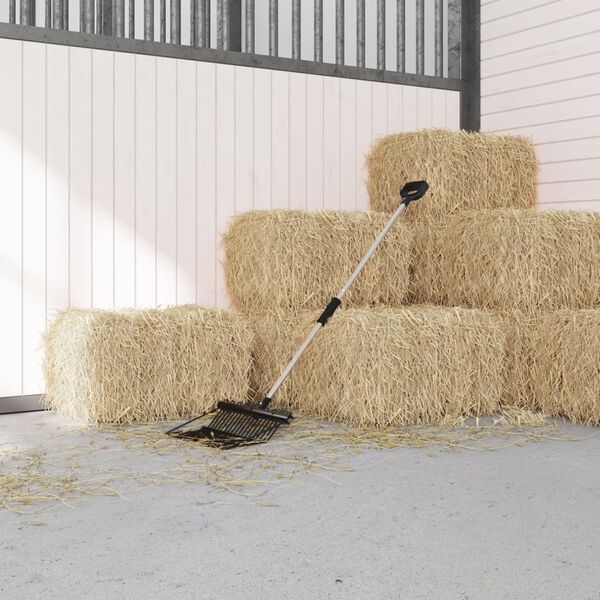 vidaXL H&aring;ndtak for h&oslash;ygaffel &Oslash;11x114 cm s&oslash;lv st&aring;l