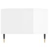 vidaXL Salongbord høyglans hvit 90x50x36,5 cm konstruert tre