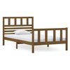 vidaXL Sengeramme honningbrun heltre 100x200 cm