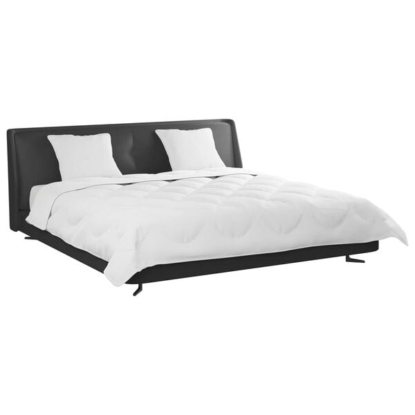 vidaXL Dyne med pute 3 pcs Hvit Mikrofiber