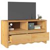 vidaXL TV-skap med skuff Drammen Eik 99 x 43 x 55 cm Massivt furutre