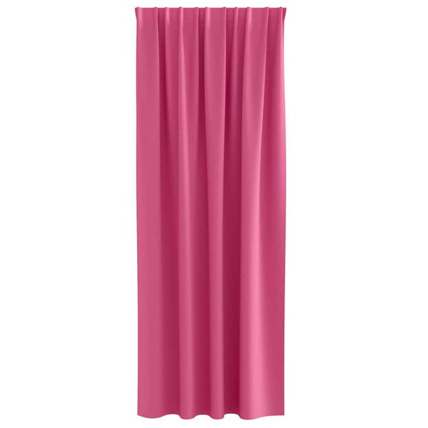 vidaXL M&oslash;rkleggende Gardiner med Ringer 2 pcs Lys Rosa 245 x 140 cm