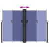 vidaXL Uttrekkbar sidemarkise 180x600 cm blå