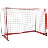 vidaXL Fotballm&aring;l 184x91x124,5 cm st&aring;l