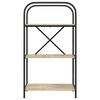vidaXL Bokhylle Sonoma eik 60 x 30 x 109 cm Konstruert tre