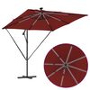 vidaXL Kantilever bananparasol Terrakotta 249 x 249 x 250 cm