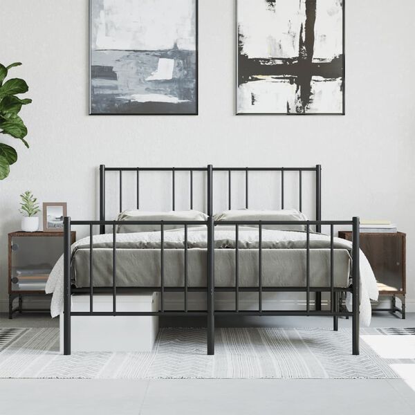 vidaXL Nattbord med glassd&oslash;rer 2 stk brun eik 35x37x50 cm