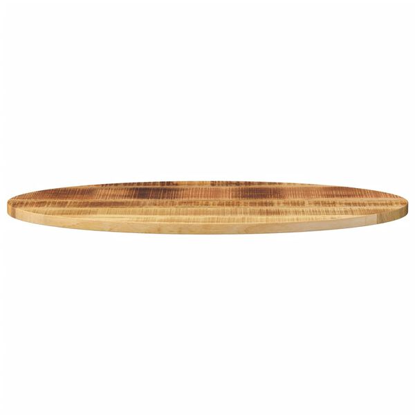 vidaXL Bordplate 110x40x2,5 cm oval heltre mango