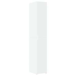 vidaXL Hylle hvit 30x42,5x185 cm konstruert tre